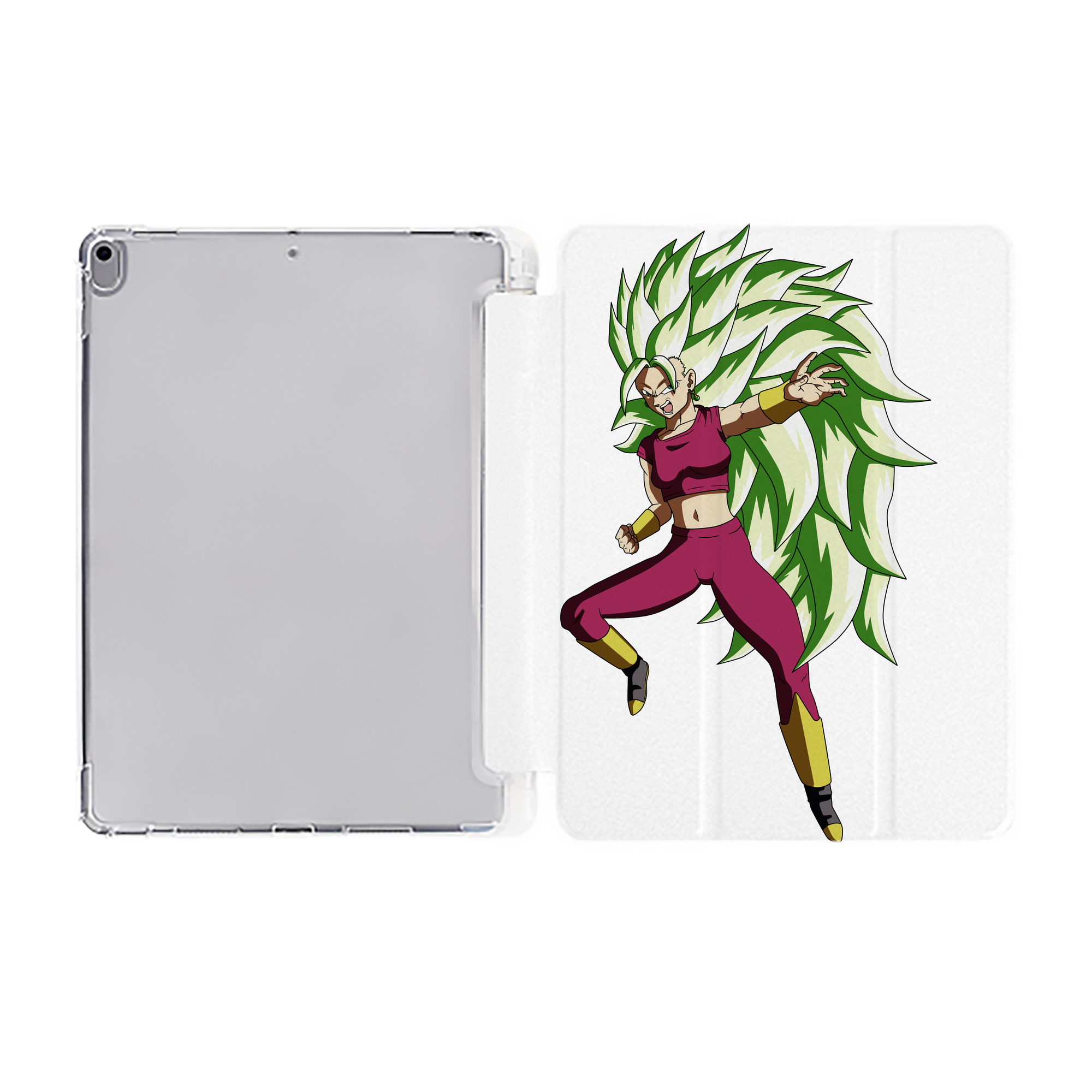 （画像用） ドラゴンボール DRAGON BALL IPad ケース ペン収納付き 三つ折りスタンド PUレザー×シリコン 対応機種9.5/10.5/10.9インチ
